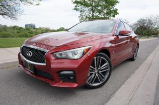 <p>WOW !! Check out this gorgeous Infiniti Q50S AWD that just arrived at our store. This beauty is a local 1 Owner gem thats been exceptionally well cared for. Comes in this gleaming Ruby red mettallic over Black leather and loaded with ever imaginable feature. It has Infinitis driver assist, adaptive cruise control, lane assist, 360 cameras and more. If youre looking for an awesome fun, powerful car on a budget then this is the one. It comes certified for your convenience and included at our list price is a 3 month 3000km limited powertrain warranty for your peace of mind. Call or Email today to book your appointment before its gone.</p><p>Come see us at our central location @ 2044 Kipling Ave (BEHIND PIONEER GAS STATION)</p>