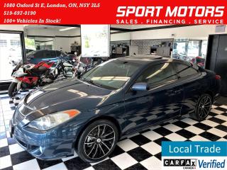 Used 2006 Toyota Camry Solara SLE 3.3L V6+Heated Leather+Roof+Cruise+Alloys for sale in London, ON