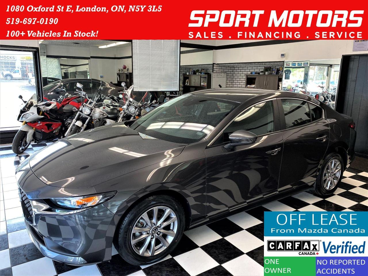 Used 2019 Mazda MAZDA3 GX SKYACTIV+BlindSpot+Camera+ApplePlay+CLEANCARFAX for sale in London, ON