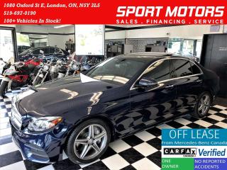 Used 2017 Mercedes-Benz E-Class E400 AMG PKG+PDC+360 Camera+ApplePlay+CLEAN CARFAX for sale in London, ON