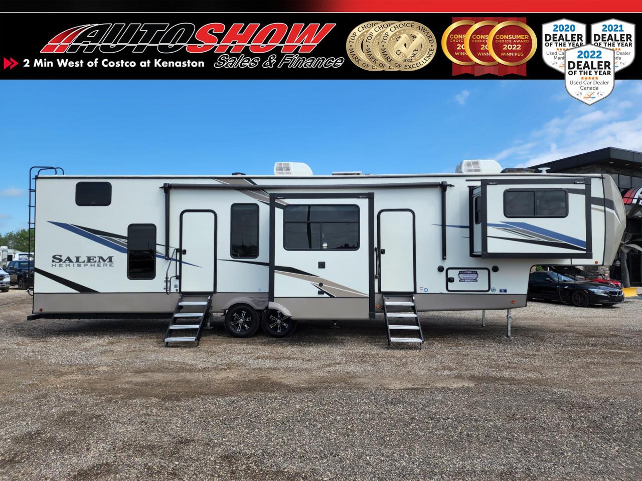 New 2023 Salem Hemisphere by Forest River 378FL The Boss! 5 Slides, The Biggest & Best it Gets !! for sale in Winnipeg, MB