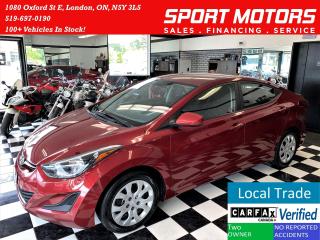 Used 2015 Hyundai Elantra GL+New Brakes+Bluetooth+A/C+CLEAN CARFAX for sale in London, ON
