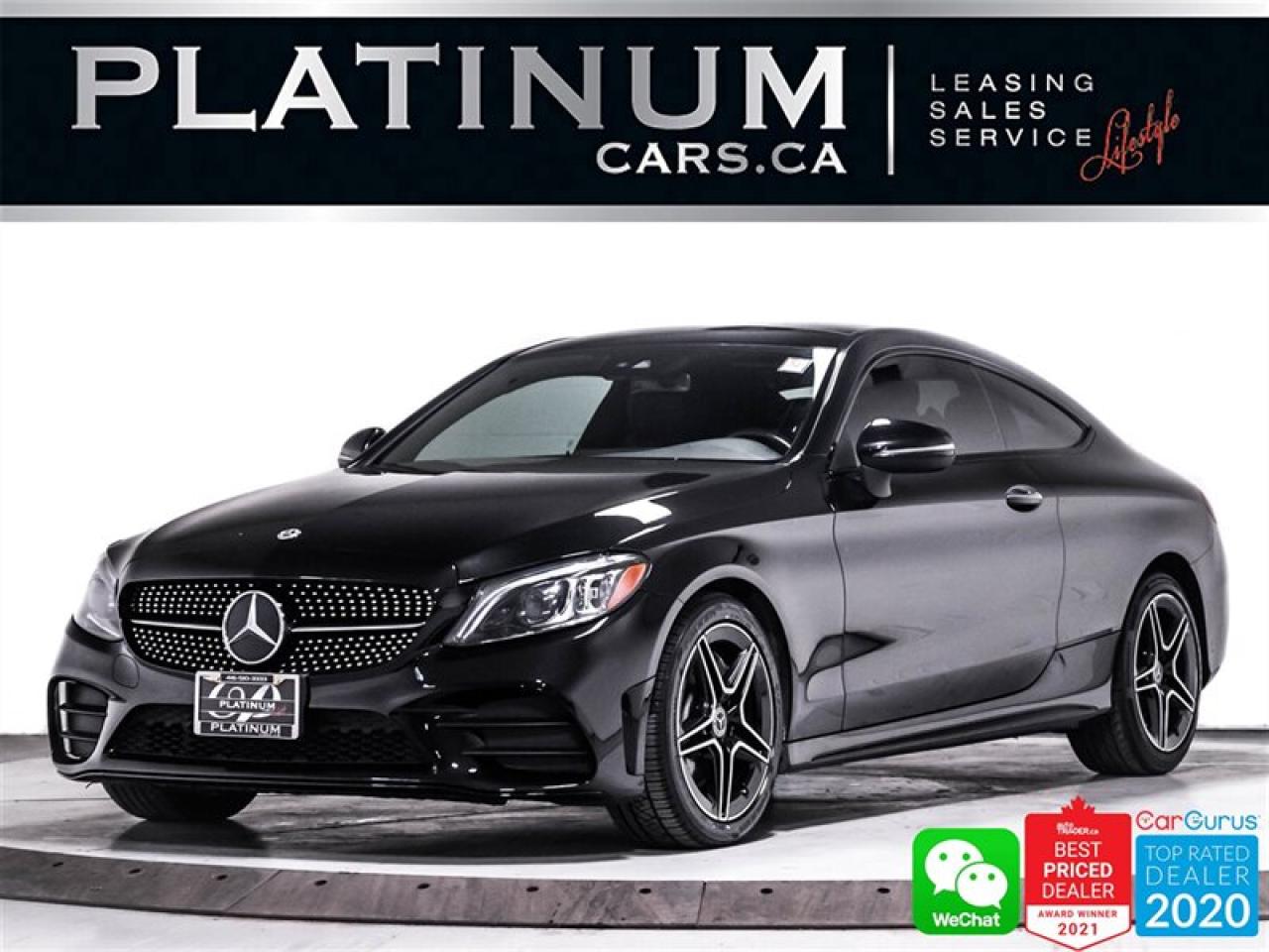 Used 2019 Mercedes-Benz C-Class C300 4MATIC COUPE, AMG PKG, NAV, CAM, HEATED, PANO for sale in Toronto, ON