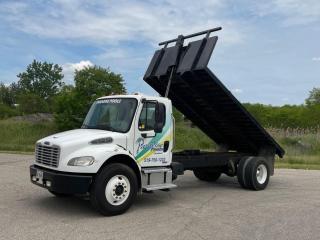 <p><strong><span style=text-decoration: underline;>We Remain OPEN by Appointment Only</span>- Call or Text (905)308-2384- Jeff Stewart</strong></p><p>Incredibly Clean Locally Owned 2007 Freightliner M2 Business Class Flatbed Dump Truck. PRE-EMISSIONS CAT C-7 ENGINE. 6 Speed Manual Transmission, Air Brakes, Air Conditioning. Super easy to operate. This truck has been Bullet-Proof for our Good Friend and Customer. Certified and E-tested for $18800. </p><p>GVWR: 26000lbs</p><p><strong>No extra fees, plus HST and plates only.</strong></p><p>Jeff Stewart- 9053082384 (cell/text)<br />Joe Domotor- 5197550400 (cell/text)</p><p><strong>We do have Financing Programs Available OAC and would be happy further discuss those options over the Phone, Text or Email.</strong></p><p>Email- jdomotor@live.ca<br />Website- www.jdomotor.ca</p><p>Please be Mindful that we are a Two (2) Man Crew and function off <span style=text-decoration: underline;>Appointment Only</span>.</p><p>You must Call, Text or Message prior to coming out. Phone Numbers are listed but Facebook sometimes Hides them.</p><p>Please Refrain from the <em>Is This Available</em> Auto-Message. Listings are taken down as soon as they are sold.</p><p><strong>1-430 Hardy Rd, Brantford, Ontario, Canada</strong></p>