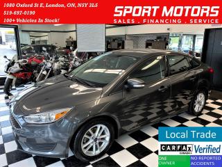 Used 2016 Ford Focus SE+Camera+Heated Seats+New Tires+CLEAN CARFAX for sale in London, ON
