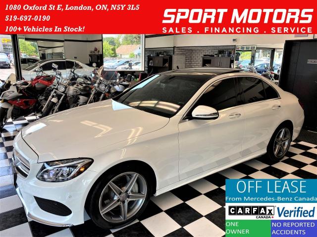 2017 Mercedes-Benz C-Class C300 4Matic AMG PKG+Xenons+Camera+Roof+CLEANCARFAX Photo1