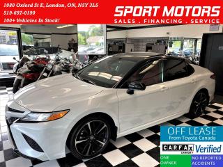 Used 2020 Toyota Camry XSE+Red Leather+ApplePlay+LaneKeep+CLEAN CARFAX for sale in London, ON