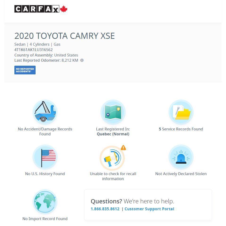 2020 Toyota Camry XSE+Red Leather+ApplePlay+LaneKeep+CLEAN CARFAX - Photo #13
