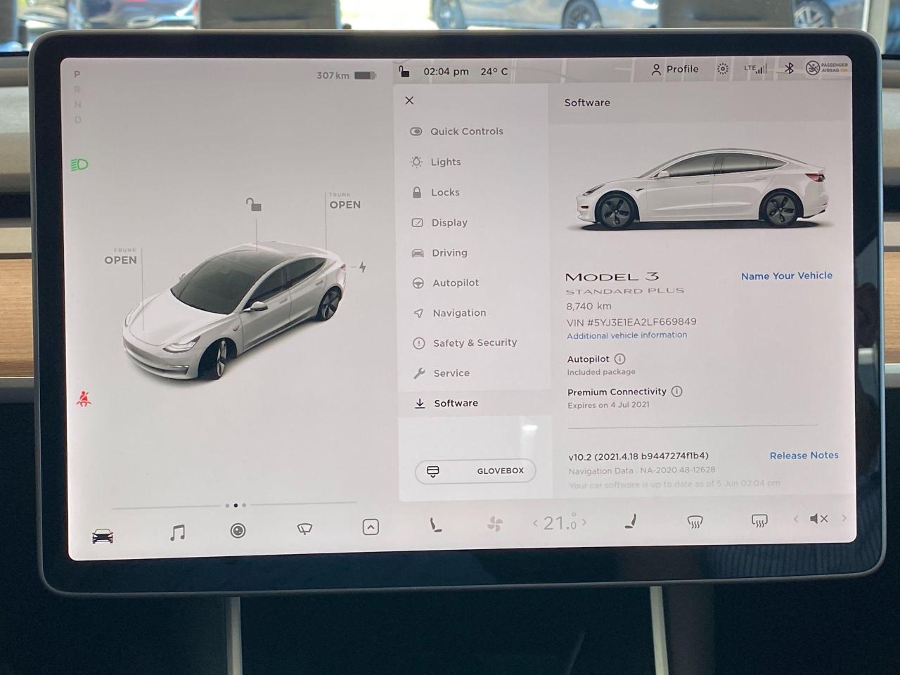2020 Tesla Model 3 STANDARD RANGE PLUS+LIKE NEW+CLEAN CARFAX Photo107