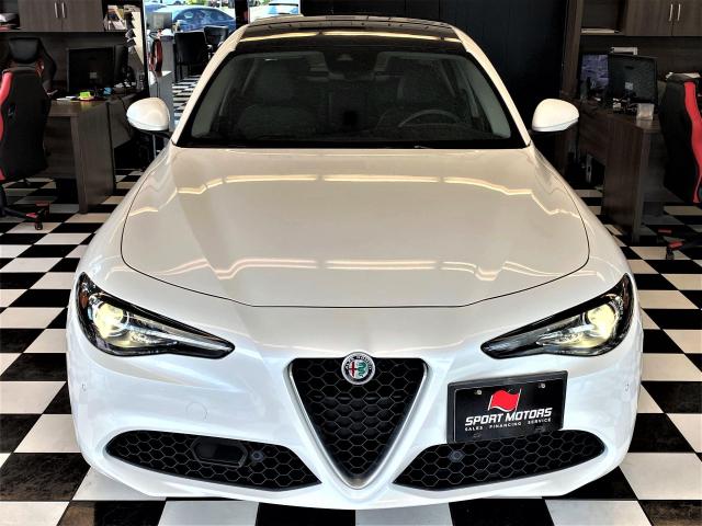 2017 Alfa Romeo Giulia Ti AWD+Camera+GPS+Lane Departure+Roof+CLEAN CARFAX Photo6