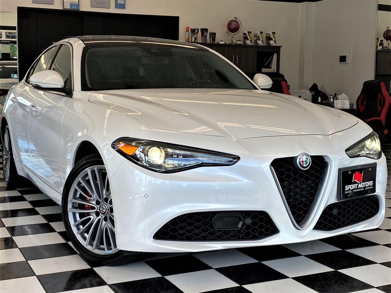2017 Alfa Romeo Giulia Ti AWD+Camera+GPS+Lane Departure+Roof+CLEAN CARFAX Photo88