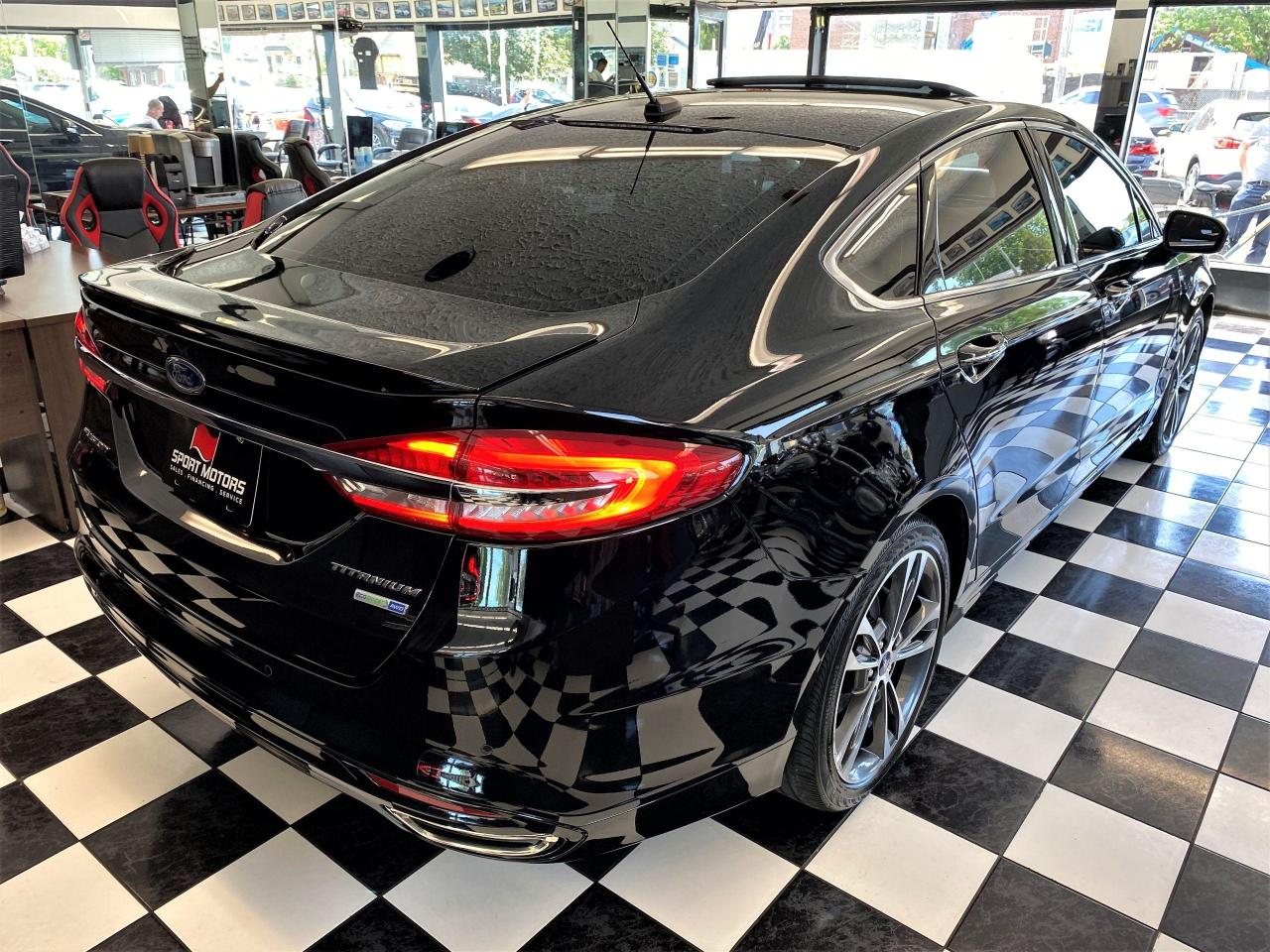 2018 Ford Fusion Titanium AWD+Cooled Leather+ApplePlay+CLEAN CARFAX - Photo #4