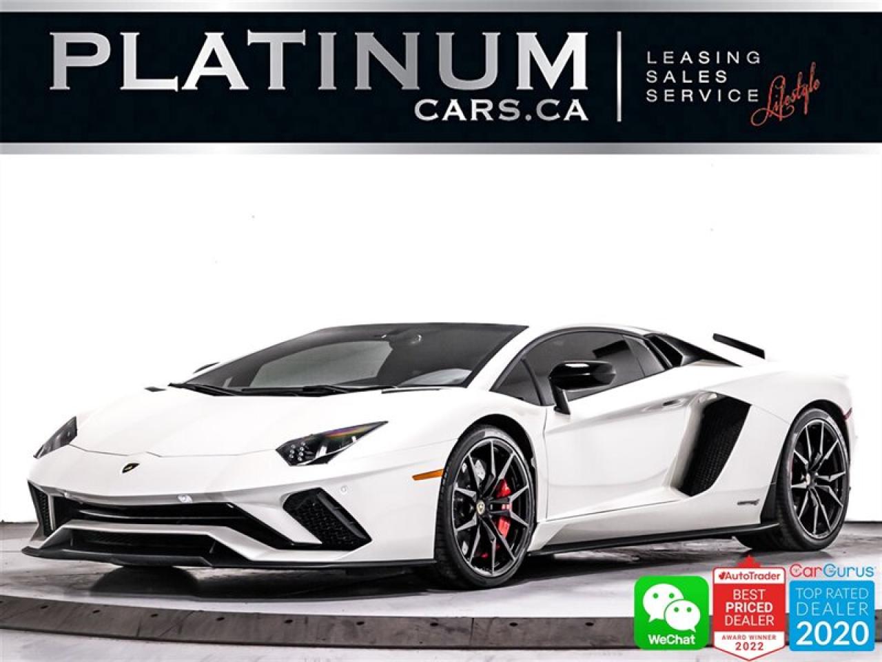 Used 2017 Lamborghini Aventador S LP740, 740HP, V12, NAV, CLEAR ENGINE COVER for sale in Toronto, ON
