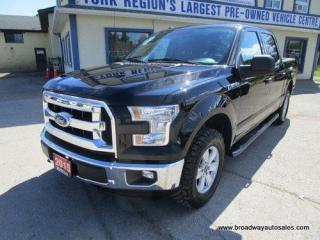 Used 2015 Ford F-150 GREAT VALUE XLT-EDITION 6 PASSENGER 3.5L - V6 - TURBO.. 4X4.. CREW-CAB.. SHORTY.. TOW SUPPORT.. BLUETOOTH SYSTEM.. CD/AUX/USB INPUT.. KEYLESS ENTRY.. for sale in Bradford, ON