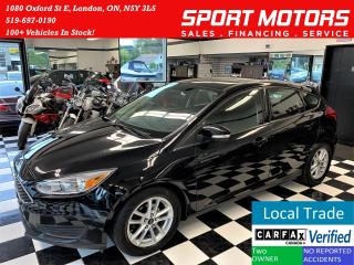 Used 2016 Ford Focus SE+Camera+Bluetooth+A/C+Cruise+CLEAN CARFAX for sale in London, ON