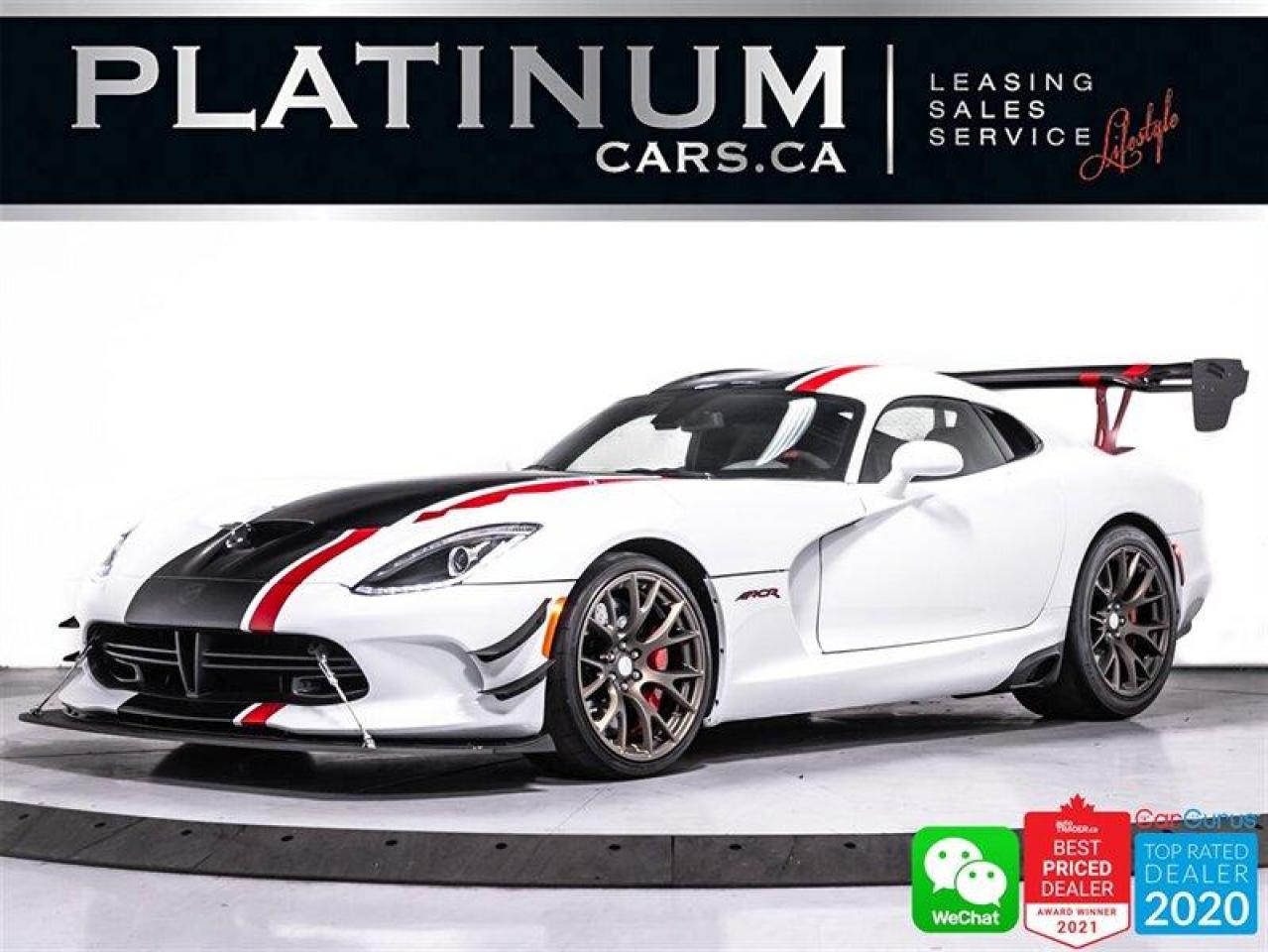 Used 16 Dodge Viper Acr V10 645hp Manual Extreme Aero Pack Nav Bt For Sale In Toronto Ontario Carpages Ca