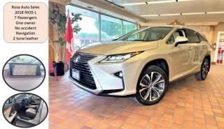Used 2018 Lexus RX RX 350L 7seats Navigation No accident loaded for sale in Oakville, ON