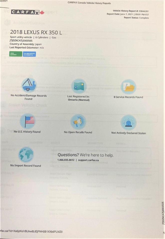 2018 Lexus RX RX 350L 7seats Navigation No accident loaded Photo4