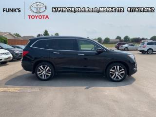 Used 2017 Honda Pilot Touring  - Sunroof -  Navigation for sale in Steinbach, MB