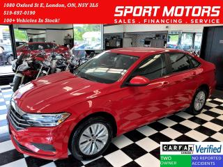 Used 2019 Volkswagen Jetta Comfortline+Camera+Bluetooth+Cruise+CLEAN CARFAX for sale in London, ON