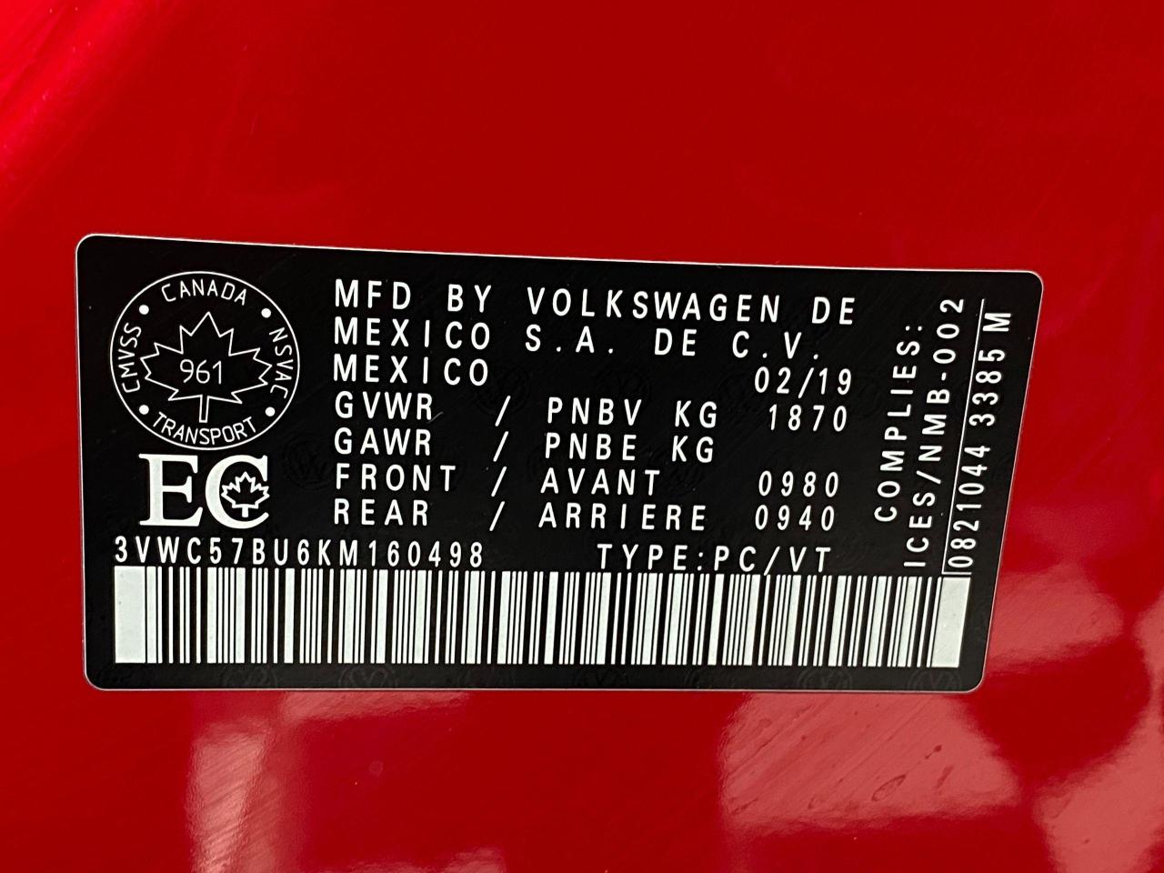 2019 Volkswagen Jetta Comfortline+Camera+Bluetooth+Cruise+CLEAN CARFAX - Photo #40