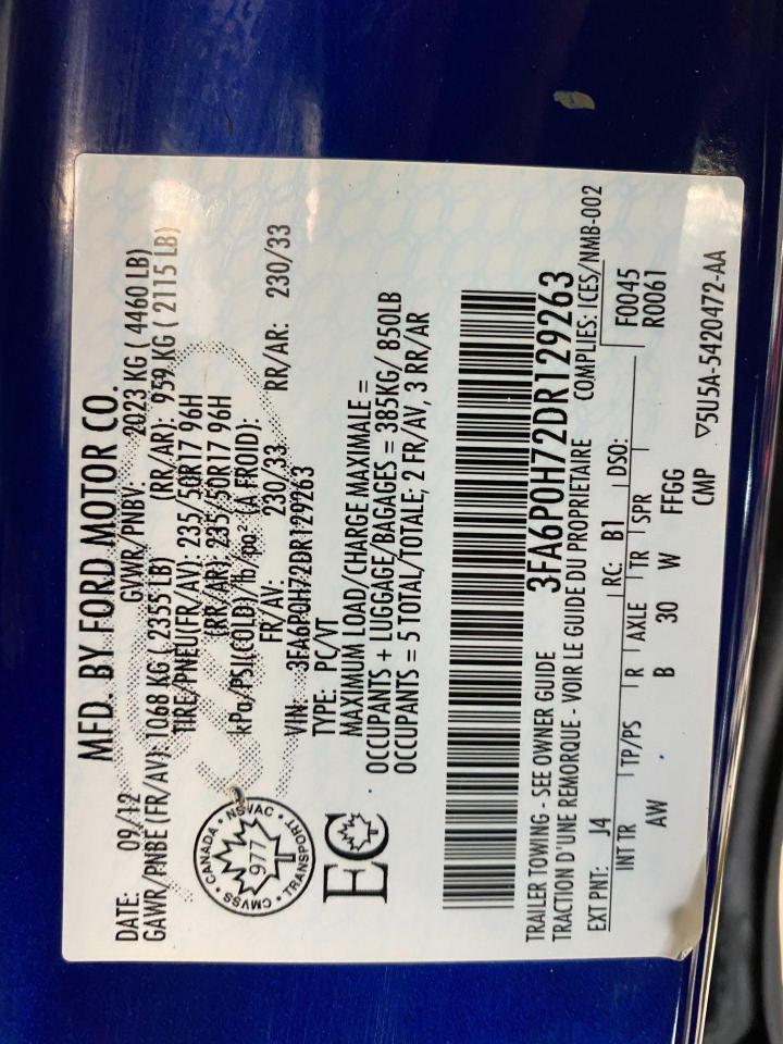 2013 Ford Fusion SE+Camera+Bluetooth+GPS+Heated Seats+CLEAN CARFAX - Photo #44