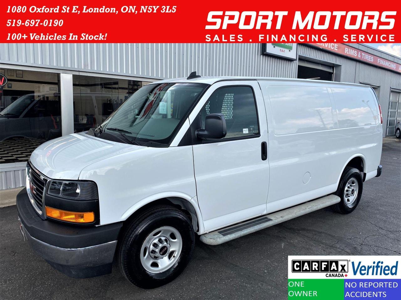 2019 GMC Savana 2500 Cargo 6.0L V8+Camera+CLEAN CARFAX