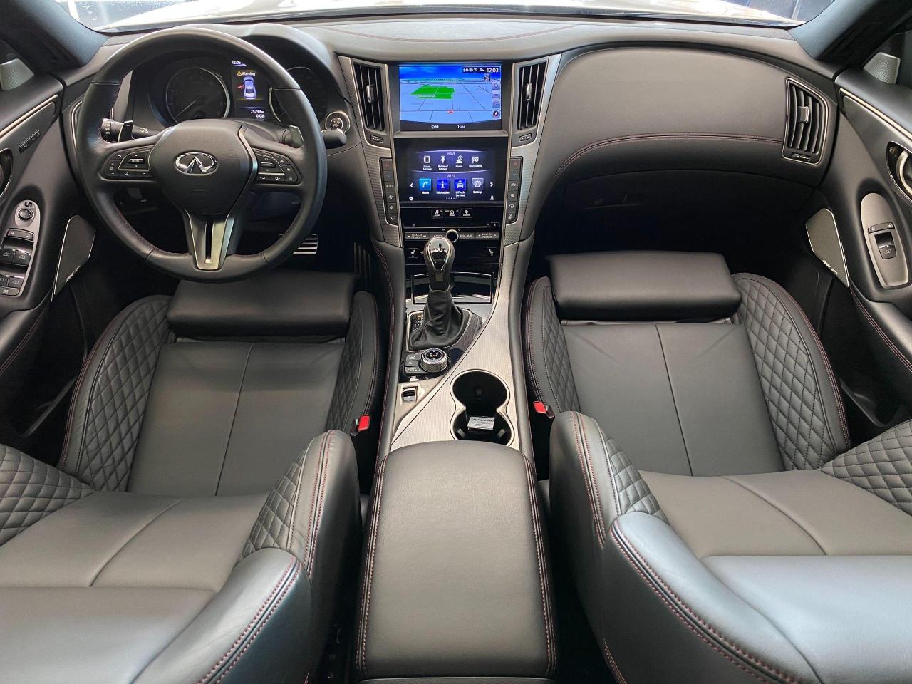 2019 Infiniti Q50 I-Line Red SPORT 400 AWD+TECH+360 Cam+CLEAN CARFAX - Photo #8