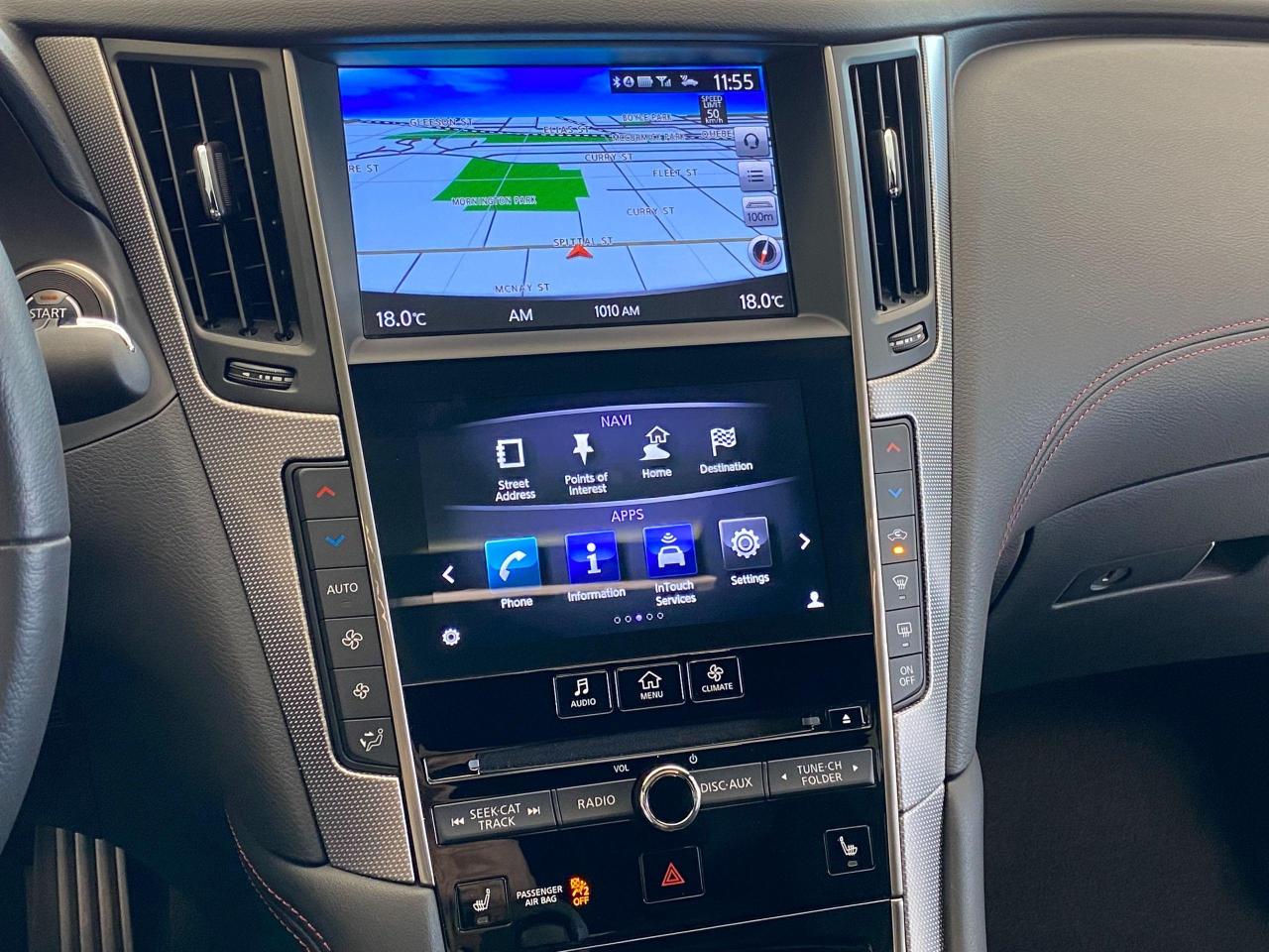 2019 Infiniti Q50 I-Line Red SPORT 400 AWD+TECH+360 Cam+CLEAN CARFAX - Photo #10