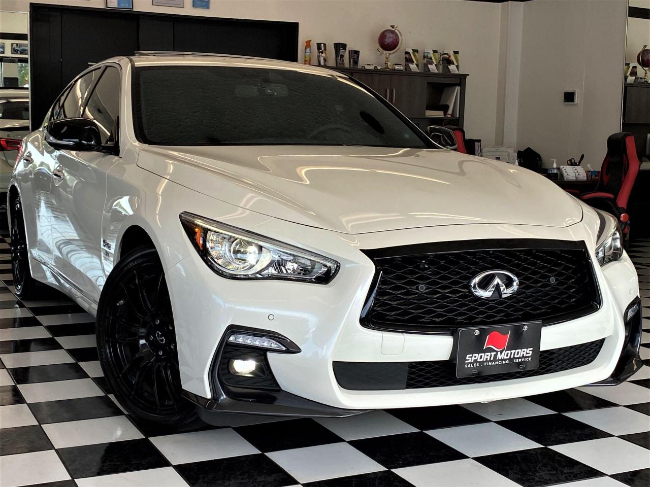 2019 Infiniti Q50 I-Line Red SPORT 400 AWD+TECH+360 Cam+CLEAN CARFAX - Photo #15