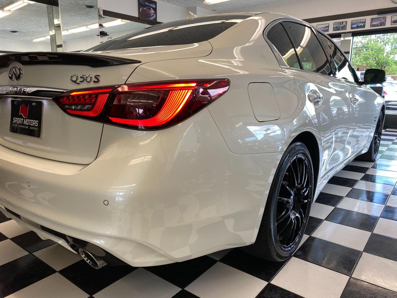 2019 Infiniti Q50 I-Line Red SPORT 400 AWD+TECH+360 Cam+CLEAN CARFAX - Photo #44