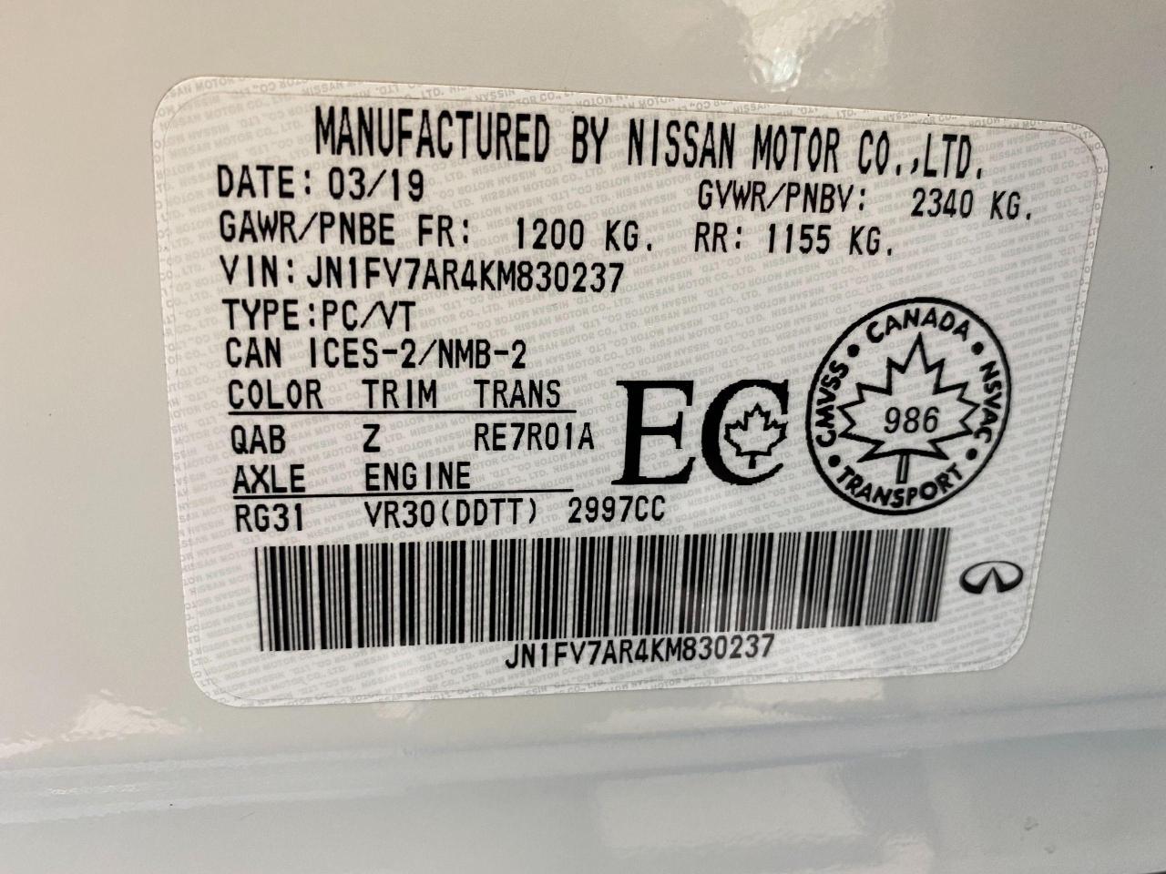 2019 Infiniti Q50 I-Line Red SPORT 400 AWD+TECH+360 Cam+CLEAN CARFAX - Photo #46