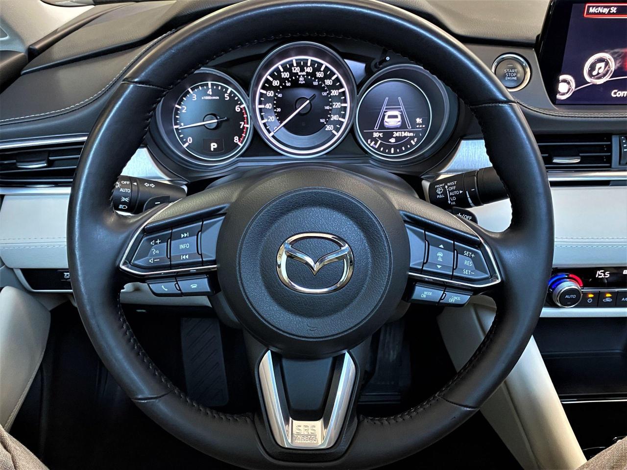 2018 Mazda MAZDA6 GS-L+LaneKeep+BSM+Adaptive Cruise+GPS+CLEAN CARFAX - Photo #9