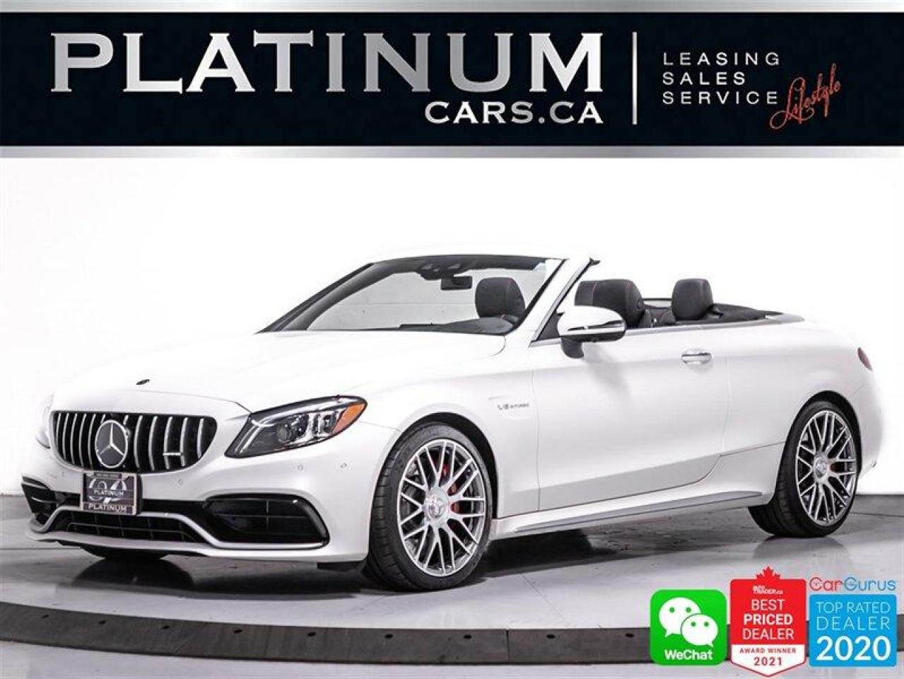Used 2021 Mercedes-Benz C-Class AMG C63 S, CONVERTIBLE, 503HP, V8, TRACK PACE, HUD for sale in Toronto, ON