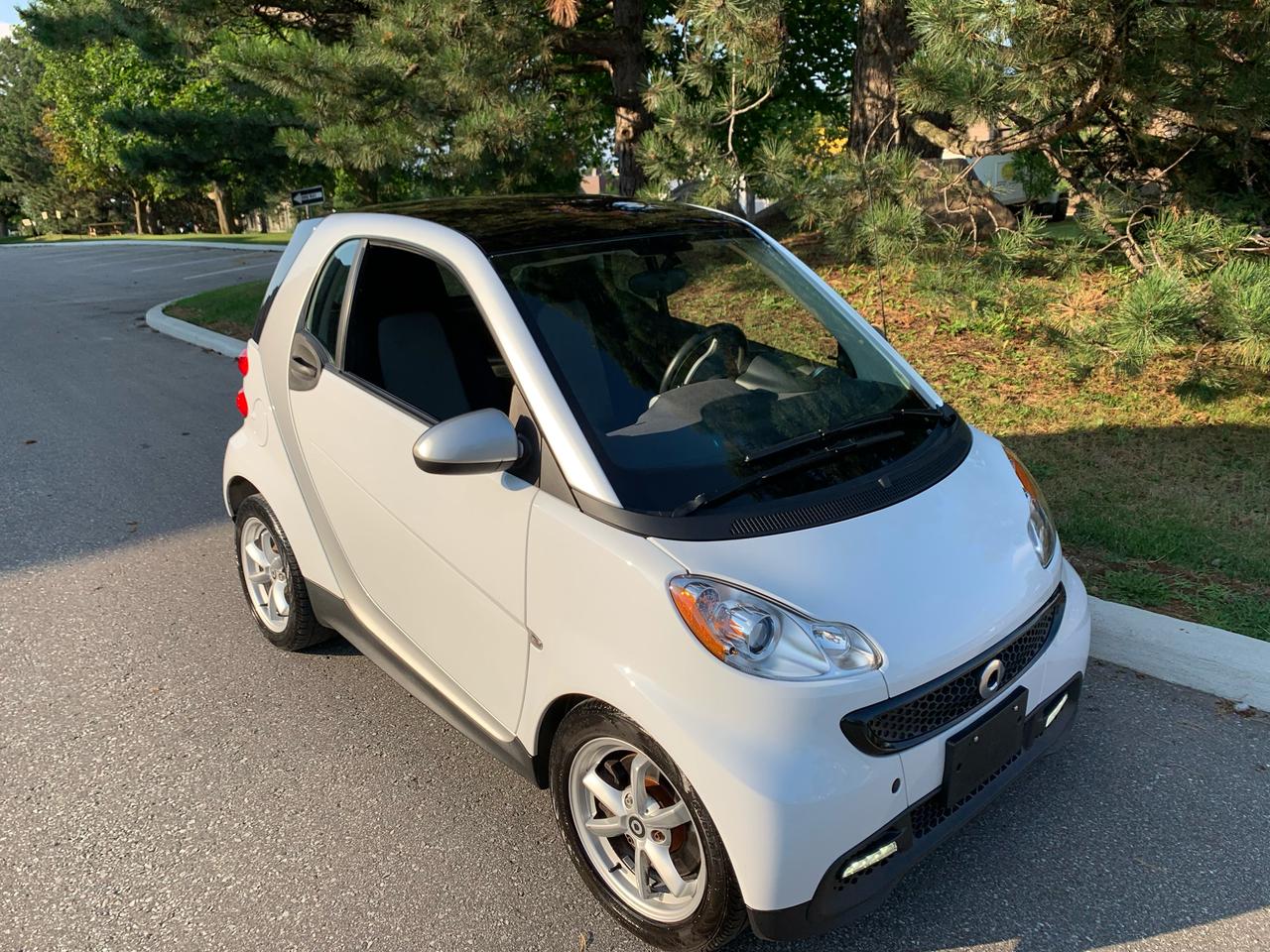 <div>*****WINTER TIRES/RIMS INCLUDED IN SELLING PRICE!!*****</div><div>&nbsp;</div><div>2013 SMART PASSION -<em><strong> YES,....ONLY 51,154 KMS!!! </strong></em>- GPS/NAVIGATION, 3 CYLINDER (1.0 LITRE GAS ENGINE) - AUTOMATIC TRANSMISSION, FULLY EQUIPPED -LOADED WITH OPTIONS INCLUDING CLEAR PANORAMIC MOON ROOF, AIR CONDITIONING, HEATED SEATS, POWER WINDOWS, POWER DOOR LOCKS, PREMIUM SOUND SYSTEM, PS, PB, AND MUCH MORE!! LOCAL ONTARIO VEHICLE!&nbsp;</div><div><br><em><strong><span style=text-decoration: underline;>THE FOLLOWING FEATURES LISTED BELOW ARE ALL INCLUDED IN THE SELLING PRICE:</span></strong></em><br><br>***FREE CARFAX VEHICLE HISTORY REPORT</div><div>&nbsp;</div><div>***4 WINTER TIRES (CONTINENTAL) AND RIMS ARE ALSO INCLUDED IN SELLING PRICE (APPROX. $500.00 VALUE)!</div><div>&nbsp;</div><div>***2 KEYS AND ORIGINAL ALL SMART CAR MANUALS/BOOKS ARE INCLUDED!<br><br>***YOU CERTIFY AND YOU SAVE $$$<br><br></div><div>***BEING SOLD AS-IS (NOT CERTIFIED-AS TRADED IN)<br><br>PLEASE FEEL FREE TO BRING ALONG YOUR TECHNICIAN TO INSPECT, AND TEST DRIVE, THIS VEHICLE&nbsp;<span style=text-decoration: underline;><em><strong>PRIOR</strong></em></span>&nbsp;TO PURCHASING!<br><br><em><strong>AT THIS PRICE (NOT CERTIFIED - AS TRADED IN)</strong></em>, &ldquo;This vehicle is being sold &ldquo;as is,&rdquo; unfit, not e-tested and is not represented as being in road worthy condition, mechanically sound or maintained at any guaranteed level of quality. The vehicle may not be fit for use as a means of transportation and may require substantial repairs at the purchaser&rsquo;s expense. It may not be possible to register the vehicle to be driven in its current condition.&rdquo;<br><br>HST, LICENCE AND OMVIC ($10.00) FEE EXTRA.<br><br>NO OTHER (HIDDEN) FEES EVER!<br><br>PLEASE CALL 416-274-AUTO (2886) TO SCHEDULE AN APPOINTMENT AND TO ENSURE AVAILABILITY FOR THE VEHICLE OF YOUR CHOICE.</div><div>&nbsp;</div><div>RICHSTONE FINE CARS INC.</div><div>855 ALNESS STREET, UNIT 17</div><div>TORONTO, ONTARIO</div><div>M3J 2X3</div><div>&nbsp;</div><div>416-274-AUTO (2886)</div><div>&nbsp;</div><div>WE ARE AN OMVIC CERTIFIED (REGISTERED) DEALER AND PROUD MEMBER OF THE UCDA.</div><div>&nbsp;</div><div>SERVING TORONTO, GTA AND CANADA SINCE 2000!!</div><div>&nbsp;</div><div>WE CAN ALSO ASSIST IN OUT OF PROVINCE PURCHASES, AS WELL.&nbsp;&nbsp;</div>