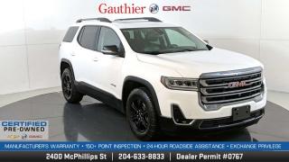 Used 2021 GMC Acadia AT4 AWD, Navigation, Heated/Cooled Seats, Power Sunroof, 6 Passenger, Heads Up Display for sale in Winnipeg, MB
