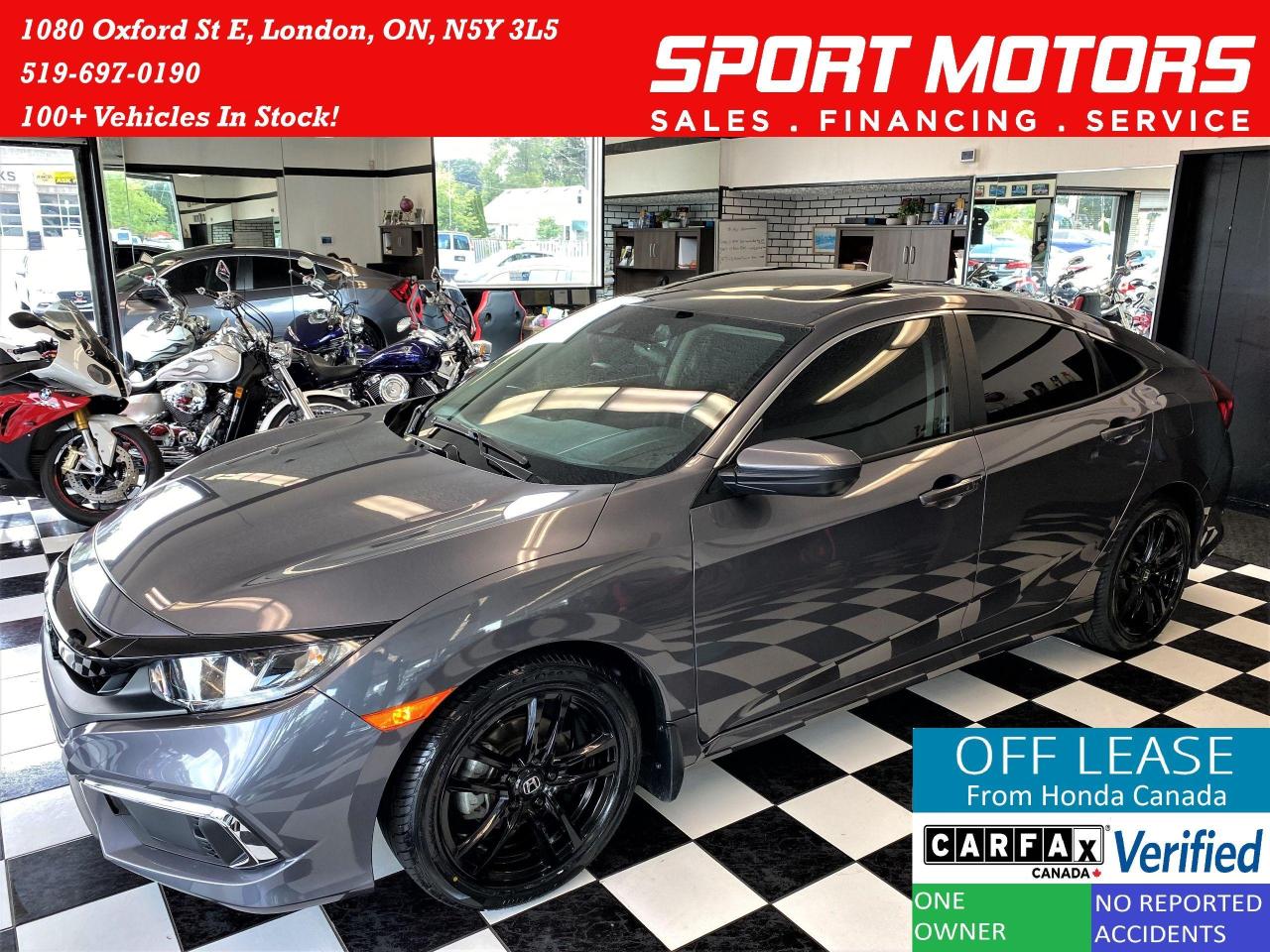 Used 2020 Honda Civic EX+LaneKeep+Camera+ApplePlay+CLEAN CARFAX for sale in London, ON