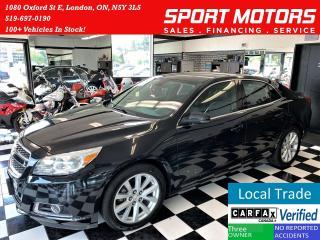 Used 2013 Chevrolet Malibu 2LT+Bluetooth+Remote Start+Cruise+CLEAN CARFAX for sale in London, ON