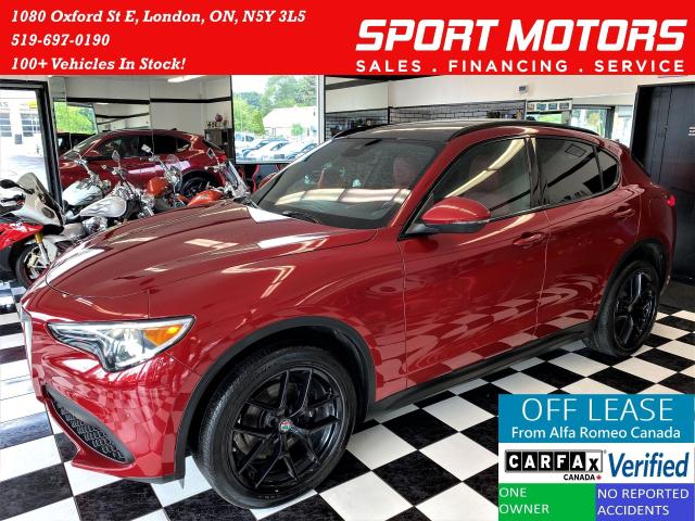 2018 Alfa Romeo Stelvio Ti Sport AWD+Assist PKG2+Roof+GPS+CLEAN CARFAX Photo1