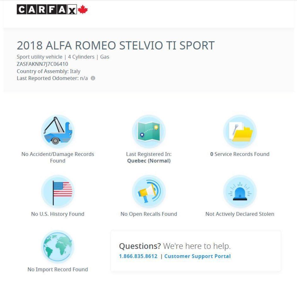2018 Alfa Romeo Stelvio Ti Sport AWD+Assist PKG2+Roof+GPS+CLEAN CARFAX - Photo #13