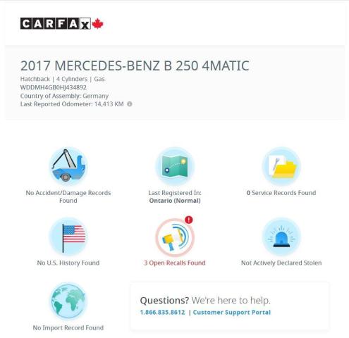 2017 Mercedes-Benz B-Class B 250 4MATIC+ApplePlay+Xenons+Camera+CLEAN CARFAX Photo13