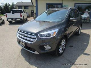 Used 2018 Ford Escape FOUR-WHEEL DRIVE TITANIUM-MODEL 5 PASSENGER 2.0L - ECO-BOOST.. NAVIGATION.. PANORAMIC SUNROOF.. LEATHER.. HEATED SEATS & WHEEL.. for sale in Bradford, ON