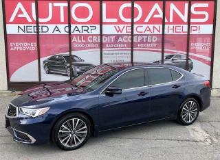 <p>***EASY FINANCE APPROVALS***ONE OWNER***NO ACCIDENTS-AWD-LEATHER-SUNROOF-NAVI-BACK UP CAM-BLUETOOTH-ALLOYS AND MUCH MUCH MORE!!!! THIS 2020 ACURA TLX MIDSIZE LUXURY SEDAN IS ONE OF THE MOST COMPETETIVE AND DEMANDING VEHICLES YEAR AFTER YEAR IN THE AUTO INDUSTRY, AND THERES PLENTY OF EVIDENCE TO SUPPORT THAT CLAIM. WHEN A MANUFACTURER CAN DELIVER A VEHICLE THATS THIS WELL BUILT, WELL MANNERED AND WELL,....ALL AROUND COMPETENT AS THE 2020 TLX ITS A TESTAMENT TO THE HIGH STAKES INVESTED IN THIS BEAUTIFUL PIECE OF ART. NOTHING COMES CLOSE TO IT IN TERMS OF COMFORT, SMOOTHNESS,FEATURES AND PRICE! THERES SO MUCH TO LOVE ABOUT THIS VEHICLE! PLENTY OF ATTENTION PAID TO THE FINEST DETAILS INSIDE AND OUT.  FLAWLESS, IMMACULATE, MECHANICALLY A+ DEPENDABLE, RELIABLE, COMFORTABLE, CLEAN INSIDE AND OUT. ATTRACTIVE AND SPORTY LOOKING. A MUST SEE! COME IN FOR A TEST DRIVE AND FALL IN LOVE TODAY!<br /><br /><br />****Make this yours today BECAUSE YOU DESERVE IT**** <br /><br /><br /><br />WE HAVE SKILLED AND KNOWLEDGEABLE SALES STAFF WITH MANY YEARS OF EXPERIENCE SATISFYING ALL OUR CUSTOMERS NEEDS. THEYLL WORK WITH YOU TO FIND THE RIGHT VEHICLE AND AT THE RIGHT PRICE YOU CAN AFFORD. WE GUARANTEE YOU WILL HAVE A PLEASANT SHOPPING EXPERIENCE THAT IS FUN, INFORMATIVE, HASSLE FREE AND NEVER HIGH PRESSURED. PLEASE DONT HESITATE TO GIVE US A CALL OR VISIT OUR INDOOR SHOWROOM TODAY! WERE HERE TO SERVE YOU!! <br /><br /><br /><br />***Financing*** <br /><br />We offer amazing financing options. Our Financing specialists can get you INSTANTLY approved for a car loan with the interest rates as low as 3.99% and $0 down (O.A.C). Additional financing fees may apply. Auto Financing is our specialty. Our experts are proud to say 100% APPLICATIONS ACCEPTED, FINANCE ANY CAR, ANY CREDIT, EVEN NO CREDIT! Its FREE TO APPLY and Our process is fast & easy. We can often get YOU AN approval and deliver your NEW car the SAME DAY. <br /><br /><br />***Price*** <br /><br />FRONTIER FINE CARS is known to be one of the most competitive dealerships within the Greater Toronto Area providing high quality vehicles at low price points. Prices are subject to change without notice. All prices are price of the vehicle plus HST, Licensing & Safety Certification. <span style=font-family: Helvetica; font-size: 16px; -webkit-text-stroke-color: #000000; background-color: #ffffff;>DISCLAIMER: This vehicle is not Drivable as it is not Certified. All vehicles we sell are Drivable after certification, which is available for $695 but not manadatory.</span> <br /><br /><br />***Trade***<br /><br />Have a trade? Well take it! We offer free appraisals for our valued clients that would like to trade in their old unit in for a new one. <br /><br /><br />***About us*** <br /><br />Frontier fine cars, offers a huge selection of vehicles in an immaculate INDOOR showroom. Our goal is to provide our customers WITH quality vehicles AT EXCELLENT prices with IMPECCABLE customer service. <br /><br /><br />Not only do we sell vehicles, we always sell peace of mind! <br /><br /><br />Buy with confidence and call today 1-877-437-6074 or email us to book a test drive now! frontierfinecars@hotmail.com <br /><br /><br />Located @ 1261 Kennedy Rd Unit a in Scarborough <br /><br /><br />***NO REASONABLE OFFERS REFUSED*** <br /><br /><br />Thank you for your consideration & we look forward to putting you in your next vehicle! <br /><br /><br /><br />Serving used cars Toronto, Scarborough, Pickering, Ajax, Oshawa, Whitby, Markham, Richmond Hill, Vaughn, Woodbridge, Mississauga, Trenton, Peterborough, Lindsay, Bowmanville, Oakville, Stouffville, Uxbridge, Sudbury, Thunder Bay,Timmins, Sault Ste. Marie, London, Kitchener, Brampton, Cambridge, Georgetown, St Catherines, Bolton, Orangeville, Hamilton, North York, Etobicoke, Kingston, Barrie, North Bay, Huntsville, Orillia</p>