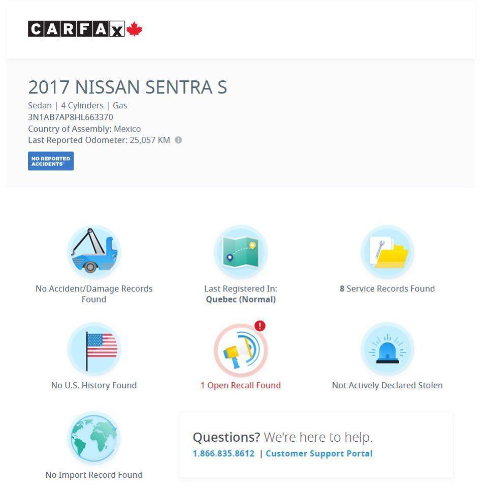 2017 Nissan Sentra SV+Camera+Heated Seats+Sunroof+ACCIDENT FREE Photo12