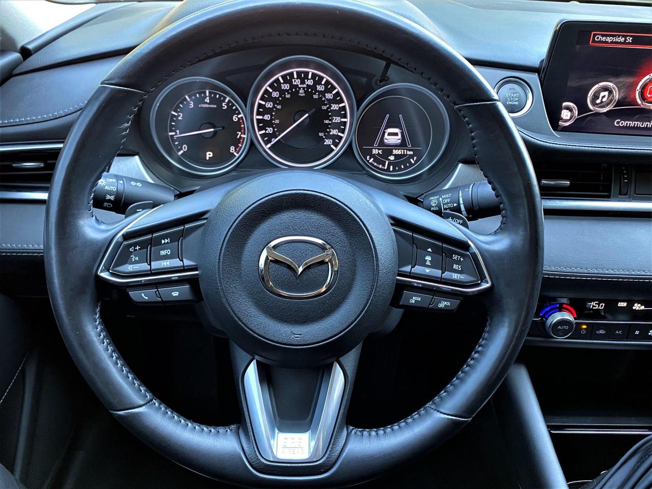 2018 Mazda MAZDA6 GT+Cooled Leather+GPS+Adaptive Cruise+CLEAN CARFAX - Photo #9