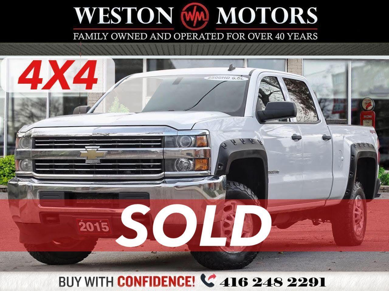 2015 Chevrolet Silverado 2500 6PASS*4X4*CRUISE CTRL*TRACTION CTRL*6.0L!!*