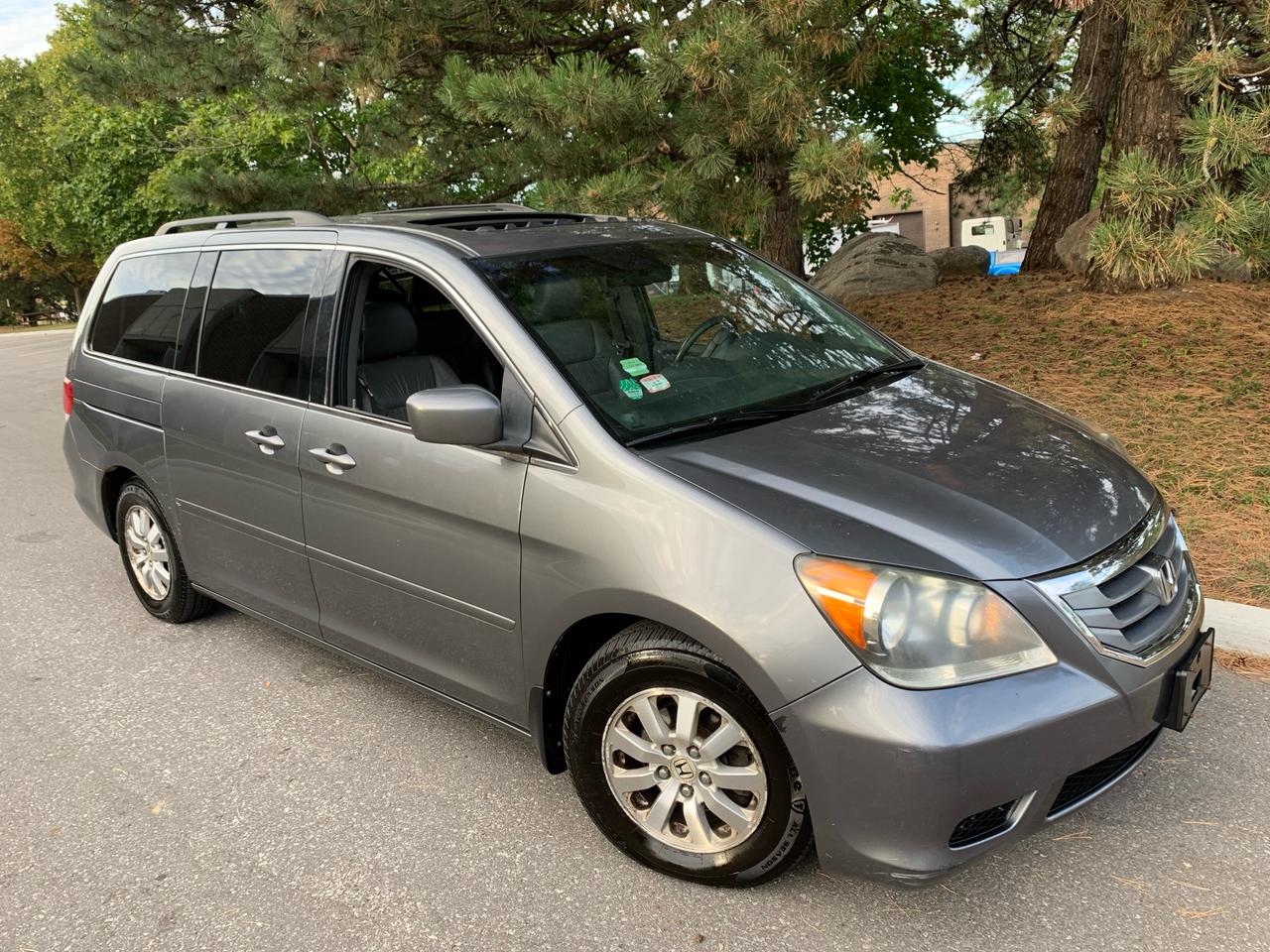 <p><span style=text-decoration: underline;><em><strong>SORRY,........THIS CAR HAS ALREADY BEEN SOLD!!</strong></em></span></p><p>&nbsp;</p><p>&nbsp;</p><p><em><strong>2009 HONDA ODYSSEY EX-L RES (REAR ENTERTAINMENT CENTER), LEATHER, PWR. MOONROOF, SLIDING DOORS, PWR. TAILGATE - 8 PASSENGER ***** </strong></em><strong>FULLY EQUIPPED MODEL - BEING SOLD AS IS - AS TRADED IN!!</strong><br /><br /><em><strong>LOCAL ONTARIO VEHICLE</strong></em>&nbsp;(NOT FROM QUEBEC, OR UNITED STATES)!</p><p>PLEASE READ THE AD IN ITS ENTIERTY FOR VEHICLE DETAILS.</p><p><br />2009 HONDA ODYSSEY EX-L RES WITH DVD MODEL - FULLY EQUIPPED WITH BACK UP CAMERA, POWER DUAL SLIDING DOORS&nbsp; (***NOT WORKING PROPERLY***), PWR. REAR TAILGATE, BACK-UP CAMERA/PARKING SENSORS, 6 CYLINDER ENGINE, AUTO. TRANS. HEATED POWER LEATHER SEATS, POWER GLASS MOON ROOF, DUAL AIR CONDITIONING WITH CLIMATE CONTROL (FRONT & REAR), ***AIR COND. IS BLOWING WARM AIR)***,CRUISE CONTROL, FOG LIGHTS, PREMIUM SOUND SYSTEM, ALLOY WHEELS, PM, PS, PB, PDL - KEY LESS ENTRY, 4 X ALMOST NEW TIRES, AND MUCH MORE! TO MUCH TO LIST!!<br /><br /><span style=text-decoration: underline;><em><strong>THE FOLLOWING FEATURES LISTED BELOW ARE ALL INCLUDED IN THE SELLING PRICE:</strong></em></span><br /><br />***VEHICLE HISTORY REPORT - CARFAX<br /><br />***ALL ORIGINAL MANUALS, BOOKS AND 2 KEYS INCLUDED<br /><br />HST & LICENCE FEE EXTRA.<br /><br />NO OTHER (HIDDEN) FEES EVER!</p><p>PLEASE FEEL FREE TO BRING ALONG YOUR TECHNICIAN TO INSPECT, AND TEST DRIVE, THIS VEHICLE&nbsp;<span style=text-decoration: underline;><em><strong>PRIOR</strong></em></span>&nbsp;TO PURCHASING!<br /><br /><em><strong>AT THIS PRICE (NOT CERTIFIED, NOT INSPECTED - BEING SOLD AS TRADED IN)</strong></em>, &ldquo;This vehicle is being sold &ldquo;as is,&rdquo; unfit, not e-tested and is not represented as being in road worthy condition, mechanically sound or maintained at any guaranteed level of quality. The vehicle may not be fit for use as a means of transportation and may require substantial repairs at the purchaser&rsquo;s expense. It may not be possible to register the vehicle to be driven in its current condition.&rdquo;<br /><br />PLEASE CALL 416-274-AUTO (2886) TO SCHEDULE AN APPOINTMENT AND TO ENSURE AVAILABILITY.<br /><br />RICHSTONE FINE CARS INC.<br /><br />855 ALNESS STREET, UNIT 17<br />TORONTO, ONTARIO<br />M3J 2X3<br /><br />416-274-AUTO (2886)<br /><br />WE ARE AN OMVIC CERTIFIED (REGISTERED) DEALER AND PROUD MEMBER OF THE UCDA.<br /><br />SERVING TORONTO, GTA AND CANADA SINCE 2000!!<br /><br />WE CAN ALSO ASSIST IN OUT OF PROVINCE PURCHASES, AS WELL.<br /><br /><span style=text-decoration: underline;><em><strong>VEHICLE OPTIONS:</strong></em></span></p><p><strong>LEATHER INTERIOR</strong></p><p><strong>POWER TAILGATE & DUAL POWER SLIDING DOORS</strong></p><p><strong>BACK UP CAMERA</strong></p><p><strong> &nbsp;</strong>&nbsp; &nbsp; &nbsp; &nbsp; &nbsp; &nbsp; &nbsp; &nbsp; &nbsp; &nbsp; &nbsp; &nbsp; &nbsp; &nbsp; &nbsp; &nbsp; &nbsp; &nbsp; &nbsp; &nbsp; &nbsp; &nbsp; &nbsp; &nbsp; &nbsp; &nbsp; &nbsp; &nbsp; &nbsp; &nbsp; &nbsp; &nbsp; &nbsp; &nbsp; &nbsp; &nbsp; &nbsp; &nbsp; &nbsp; &nbsp; &nbsp; &nbsp; &nbsp; &nbsp; &nbsp; &nbsp; &nbsp; &nbsp; &nbsp; &nbsp; &nbsp; &nbsp; &nbsp; &nbsp; &nbsp; &nbsp; &nbsp; &nbsp; &nbsp; &nbsp; &nbsp; &nbsp; &nbsp; &nbsp; &nbsp; &nbsp; &nbsp; &nbsp; &nbsp; &nbsp; &nbsp; &nbsp; &nbsp; &nbsp; &nbsp; &nbsp; &nbsp; &nbsp; &nbsp; &nbsp; &nbsp; &nbsp; &nbsp; &nbsp; &nbsp; &nbsp; &nbsp; &nbsp; &nbsp; &nbsp; &nbsp; &nbsp; &nbsp; &nbsp; &nbsp; &nbsp; &nbsp; &nbsp; &nbsp; &nbsp; &nbsp; &nbsp; &nbsp; &nbsp; &nbsp; PREMIUM SOUND SYSTEM<br />KEYLESS ENTRY & PUSH BUTTON START<br />LEATHER INTERIOR WITH HEATED POWER SEATS<br />POWER GLASS MOON ROOF<br />Power locks<br />Power mirrors<br />Power steering<br />Power trunk<br />Remote keyless entry<br />Tilt wheel<br />Power windows<br />Rear window defroster<br />Rear window wiper<br />Tinted glass<br />CD player<br />Premium audio<br />Satellite radio<br />Bucket seats<br />Bluetooth<br />Heated-power seats<br />Leather seats<br />Power seats<br />Third row seating<br />Airbag: driver<br />Alarm<br />Anti-lock brakes<br />Backup sensor<br />Fog lights<br />Traction control</p>