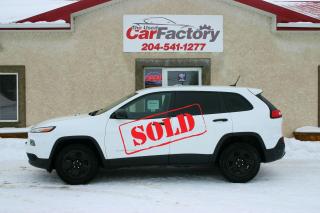 Used 2016 Jeep Cherokee 4X4 V6 Heated Seats Remote Start for sale in Oakbank, MB