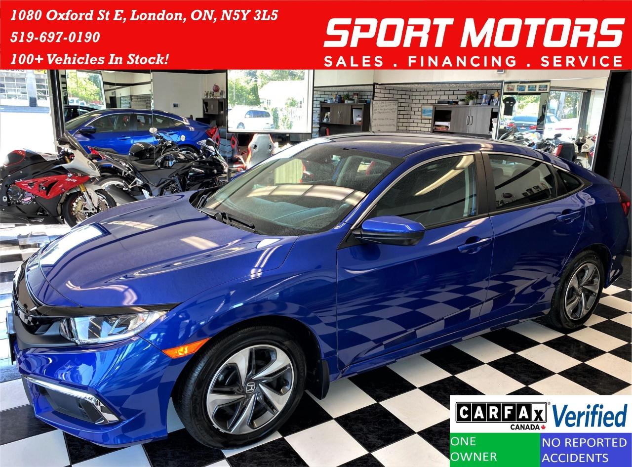 2020 Honda Civic LX+LaneKeep+Adaptive Cruise+ApplePlay+CLEAN CARFAX