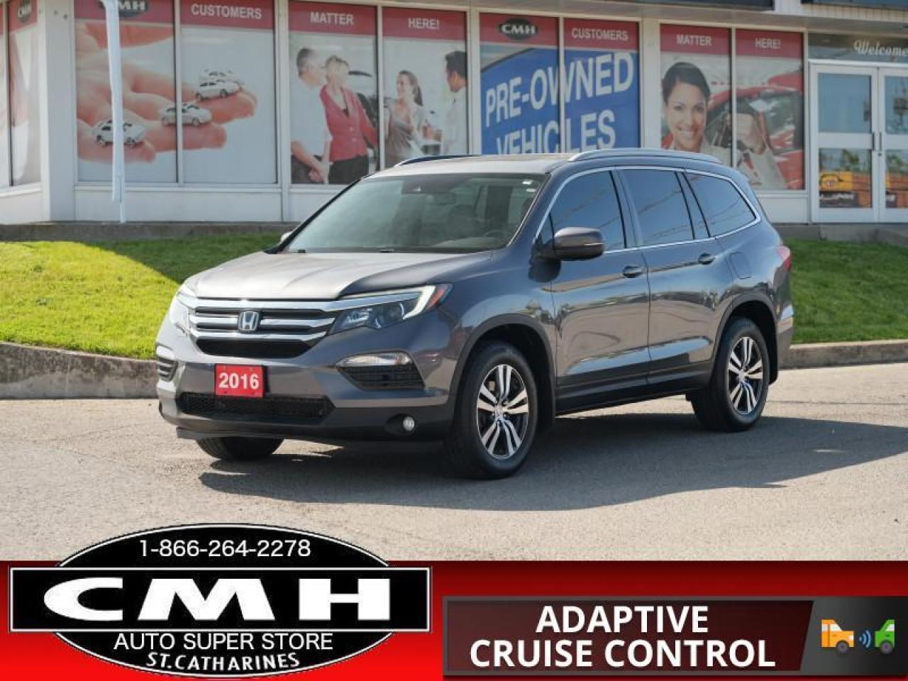 2016 Honda Pilot EX-L  NAV ADAP-CC ROOF LEATH P/GATE